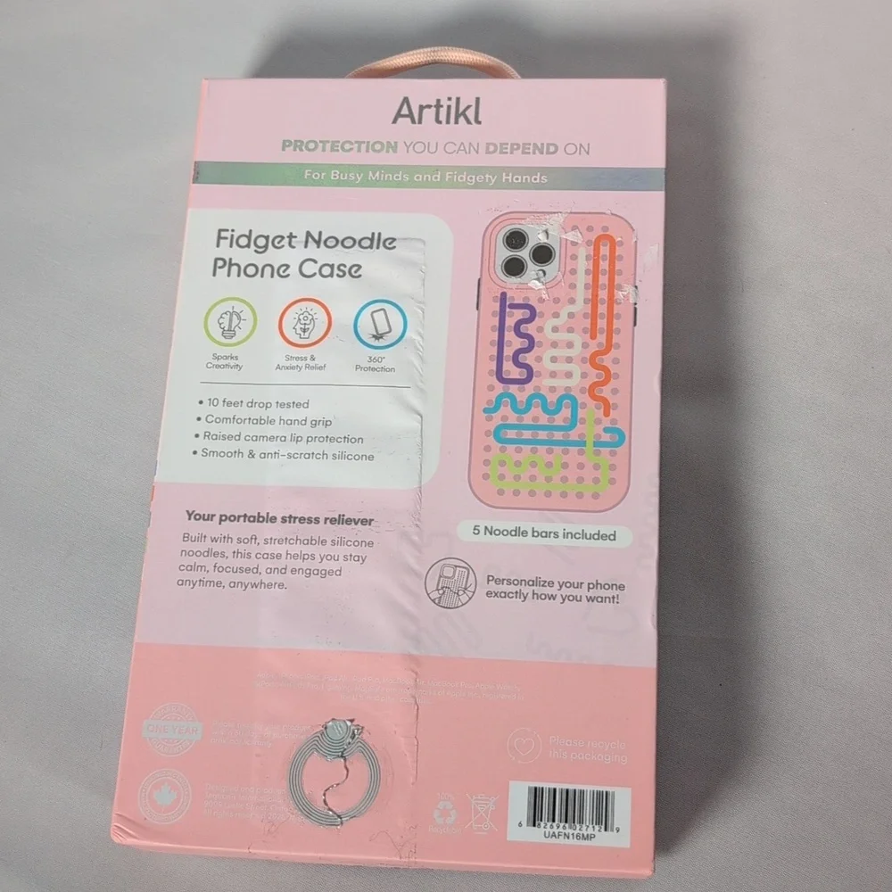 Artikl Fidget Noodle Phone Case for iPhone 16 ProMax *Please Read